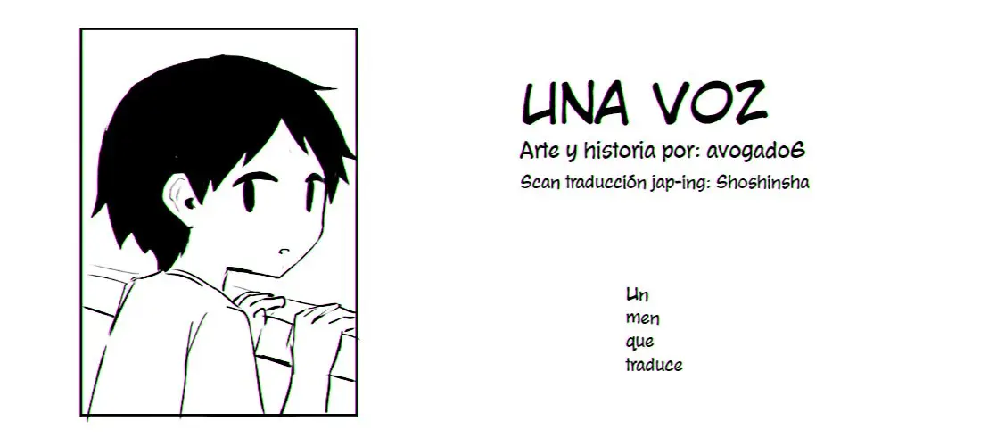 Voice capítulo 0, página 1