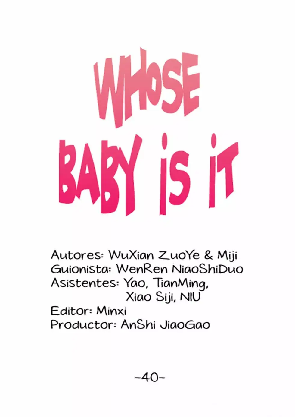 Whose Baby Is It? capítulo 40, página 3