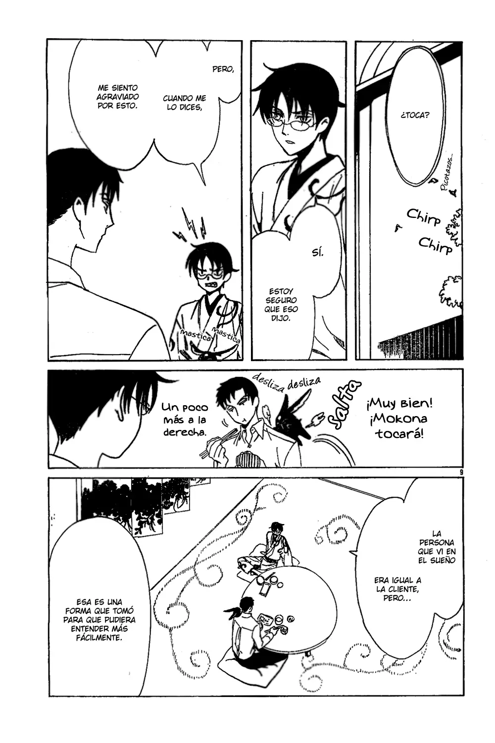 xxxHOLIC capítulo 99, página 9