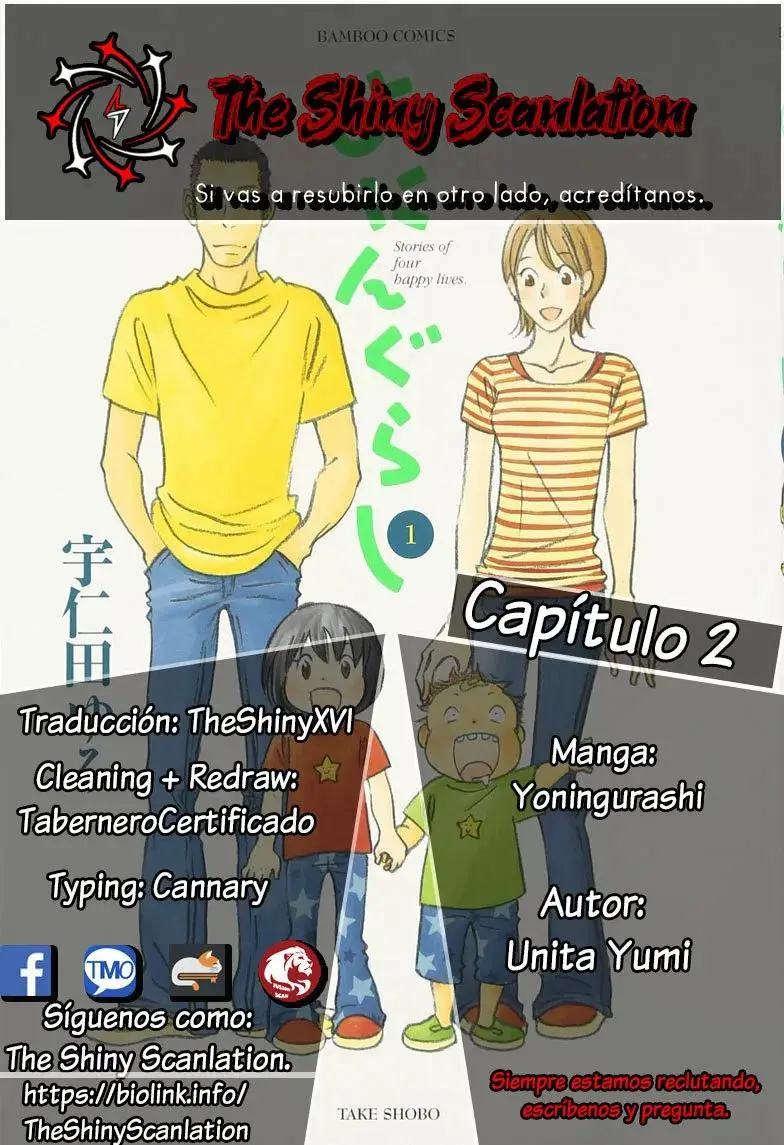 Yoningurashi capítulo 2, página 1