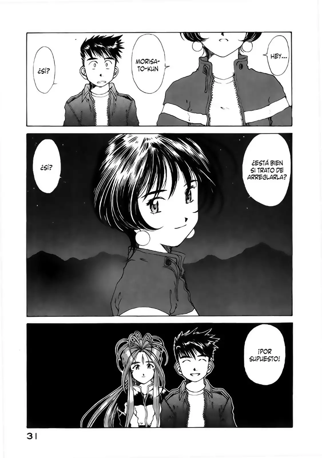 Aa! Megami-sama! capítulo 113, página 28