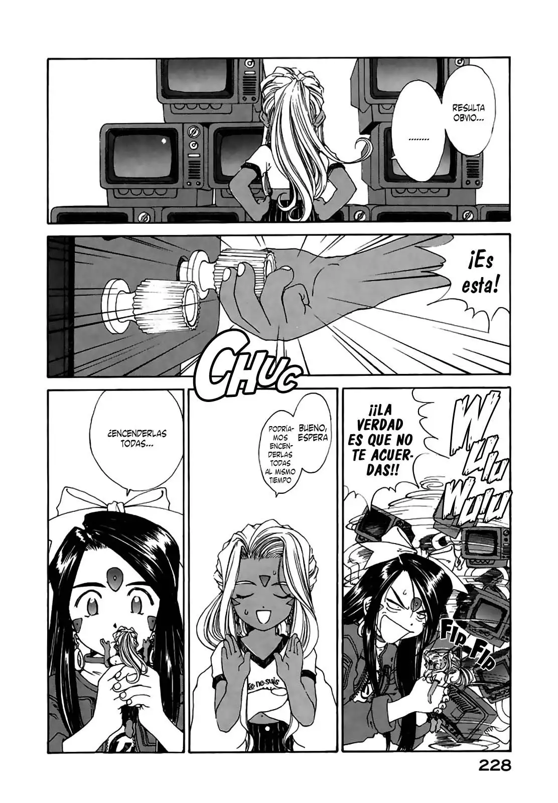 Aa! Megami-sama! capítulo 129, página 7