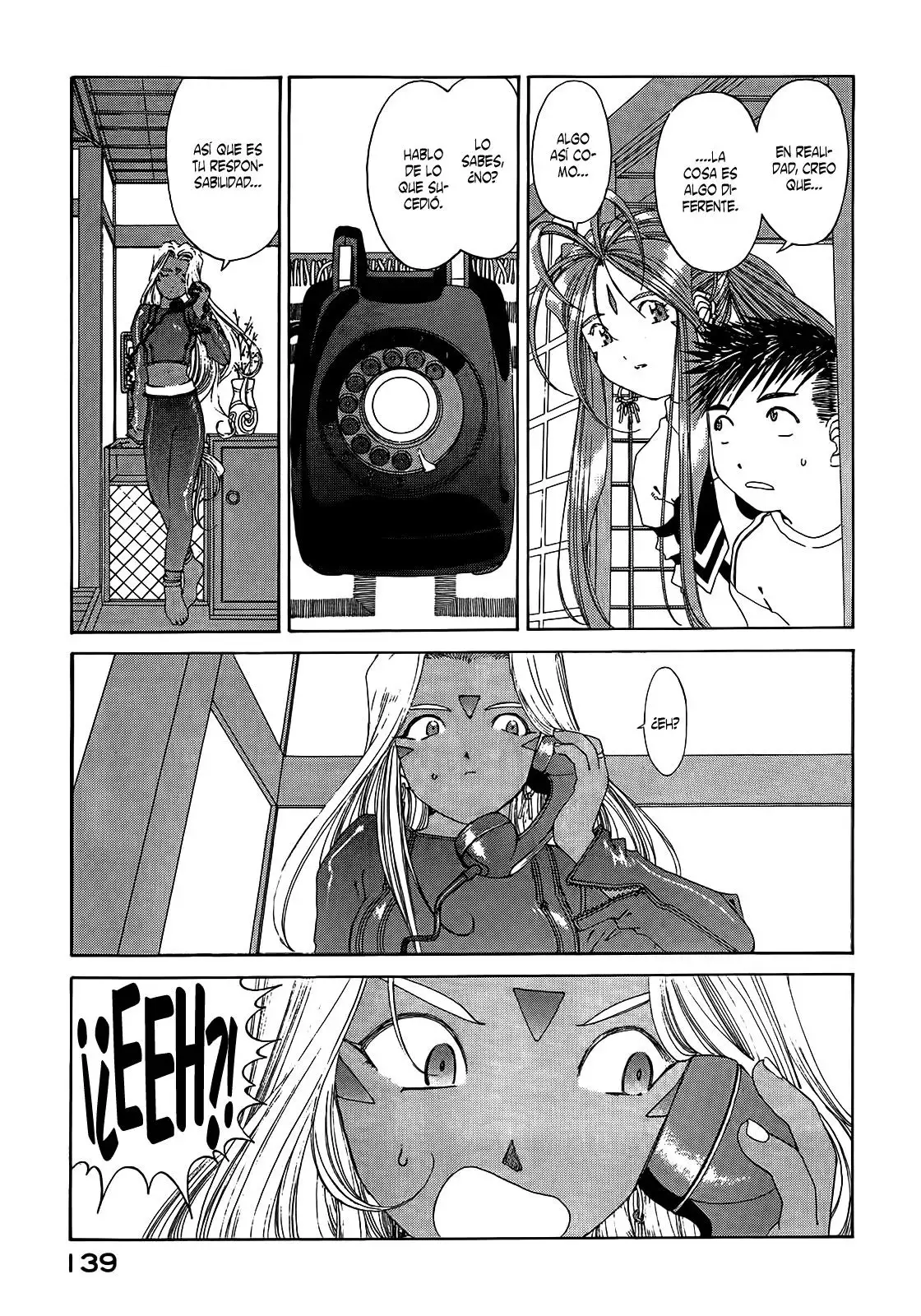 Aa! Megami-sama! capítulo 134, página 24