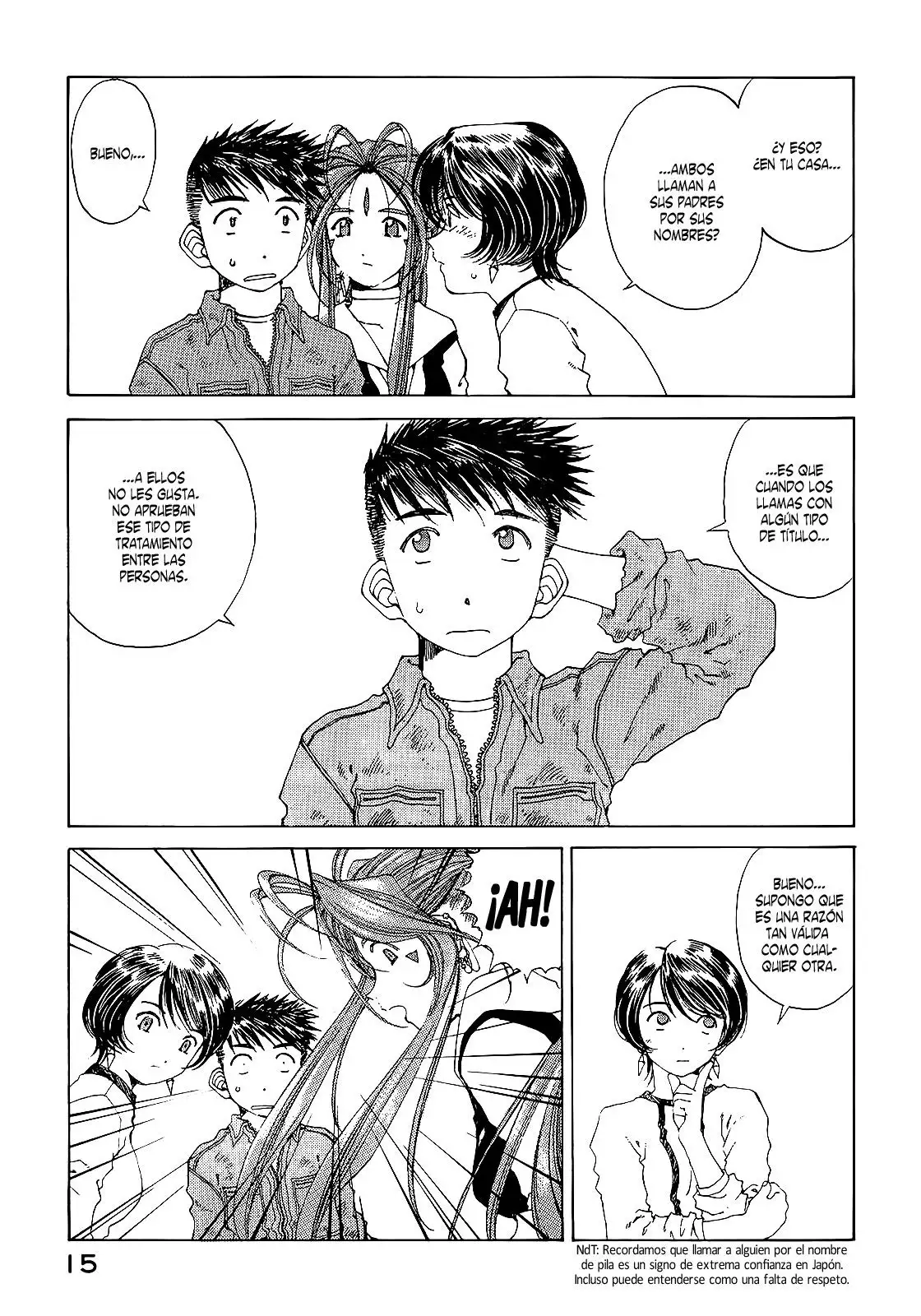 Aa! Megami-sama! capítulo 142, página 17