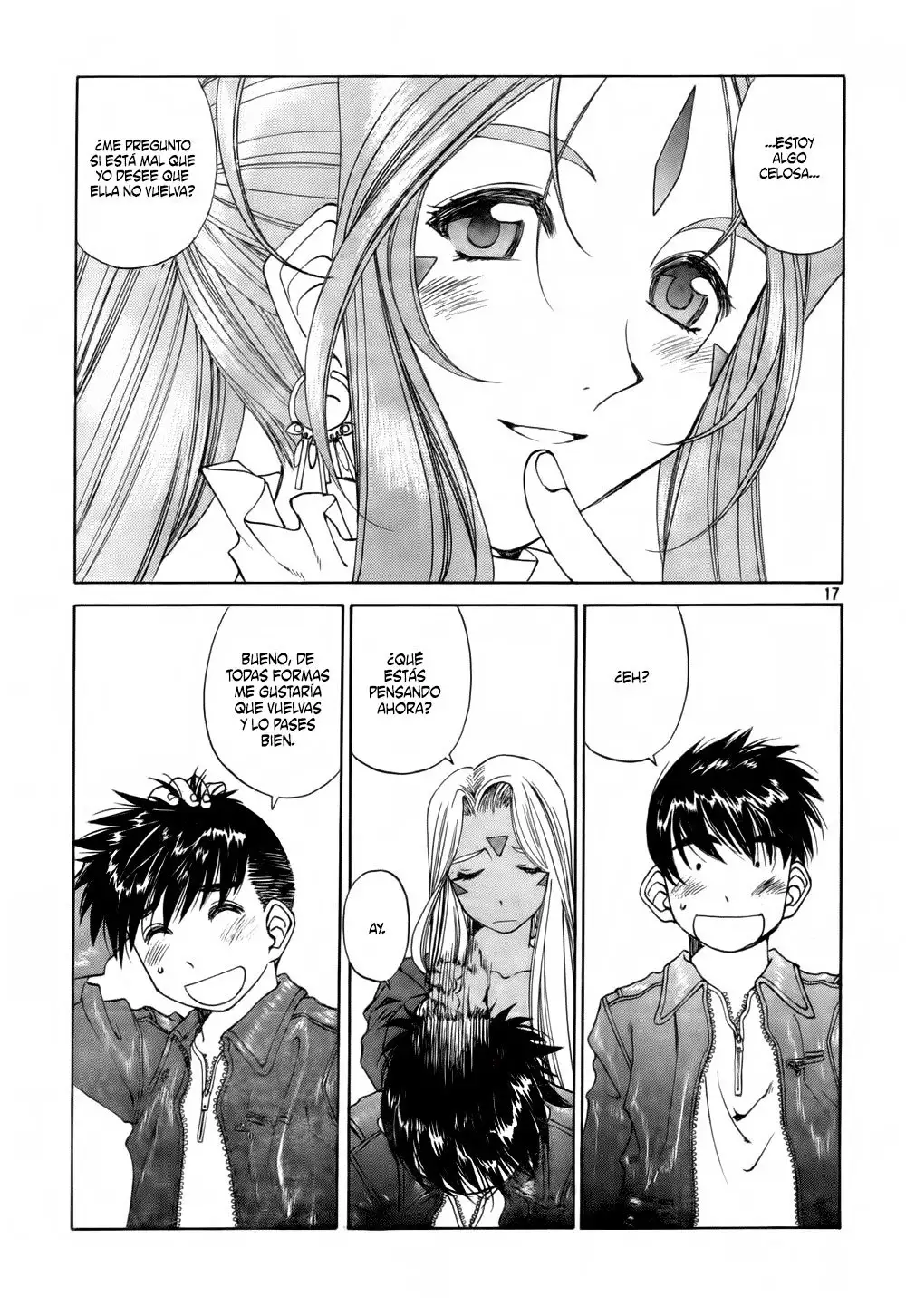 Aa! Megami-sama! capítulo 201, página 17