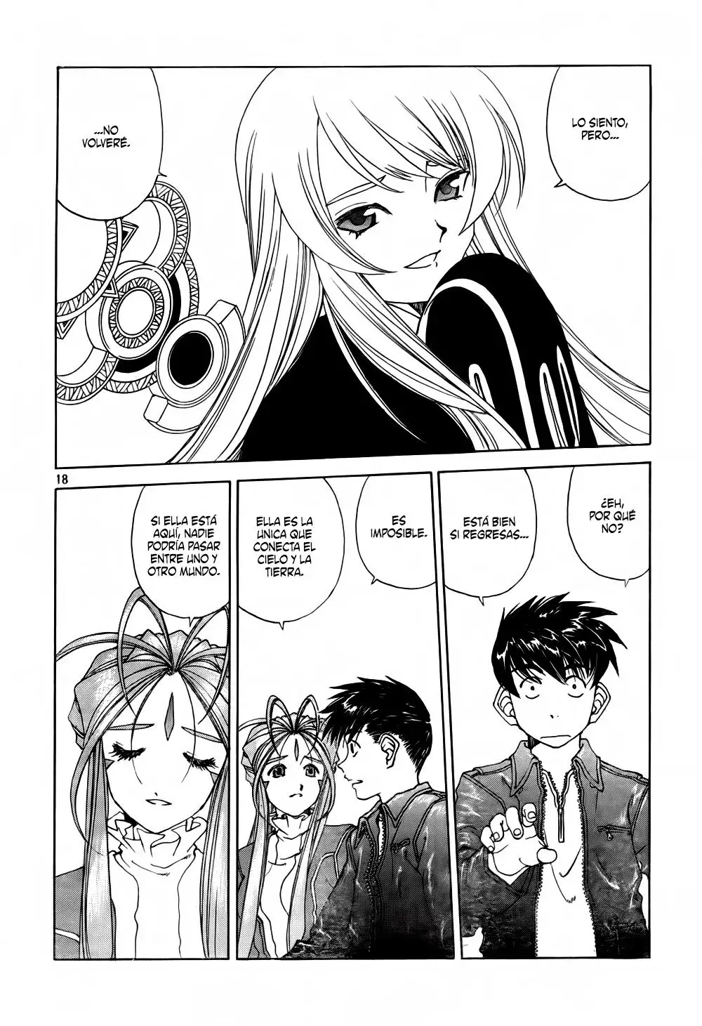 Aa! Megami-sama! capítulo 201, página 18