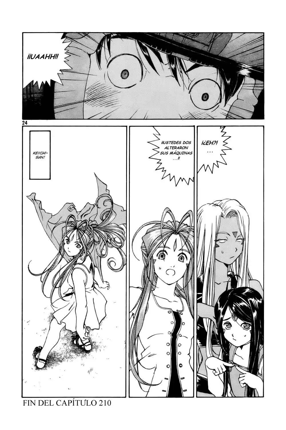 Aa! Megami-sama! capítulo 210, página 25