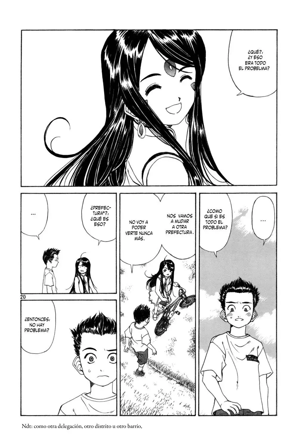Aa! Megami-sama! capítulo 218, página 21