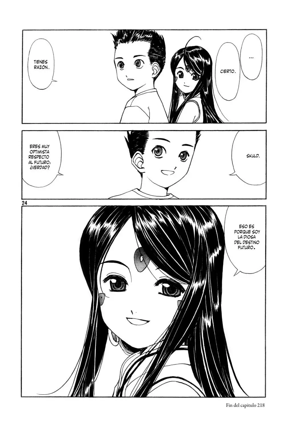 Aa! Megami-sama! capítulo 218, página 24