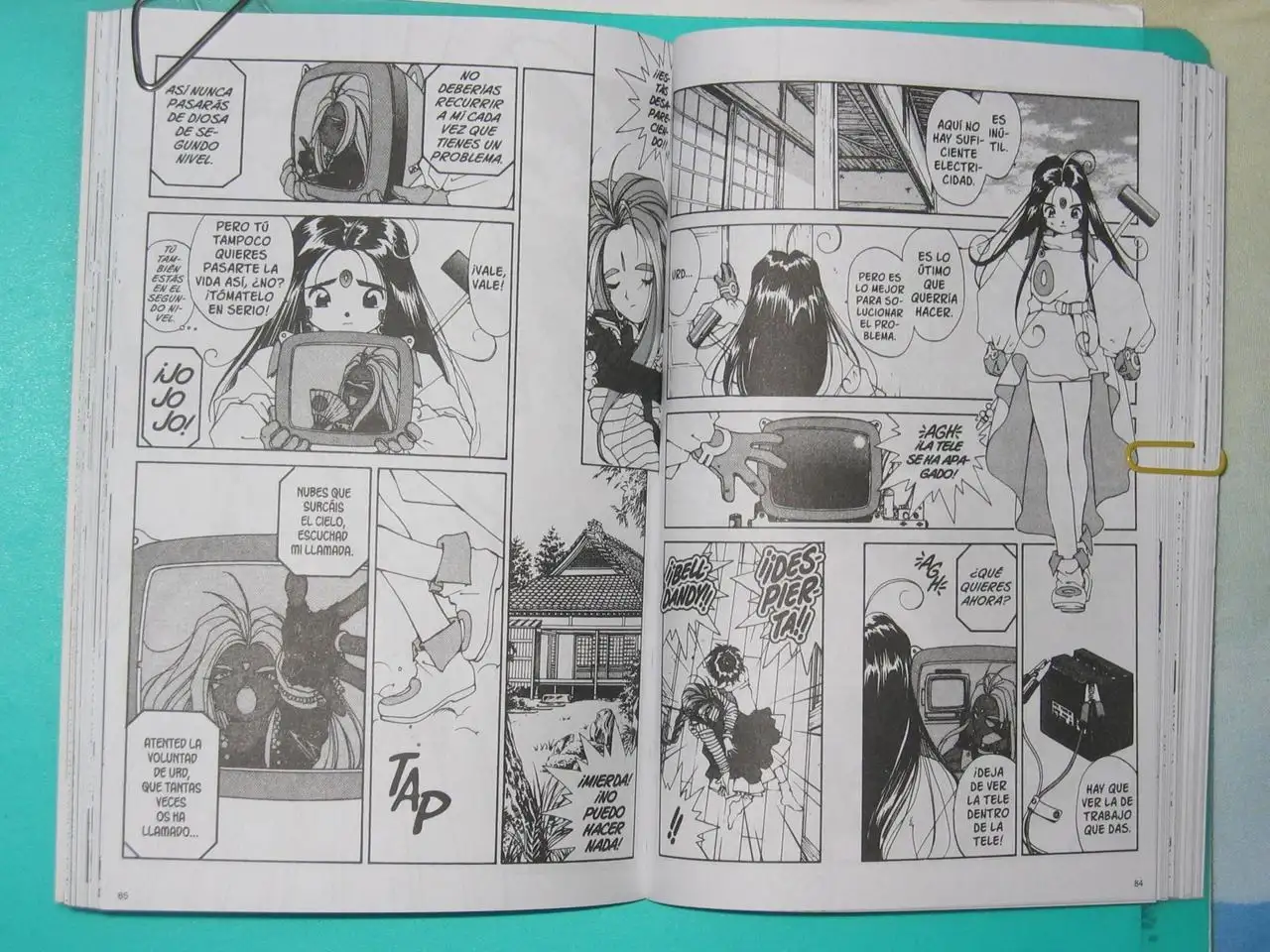 Aa! Megami-sama! capítulo 33, página 14