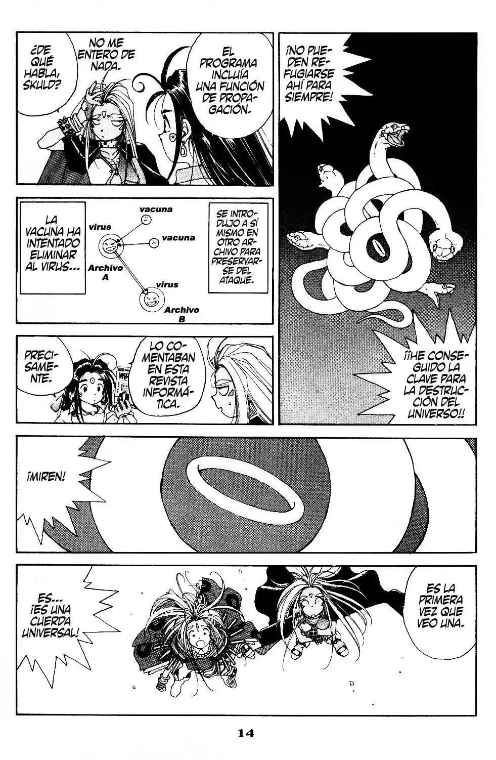 Aa! Megami-sama! capítulo 38, página 16