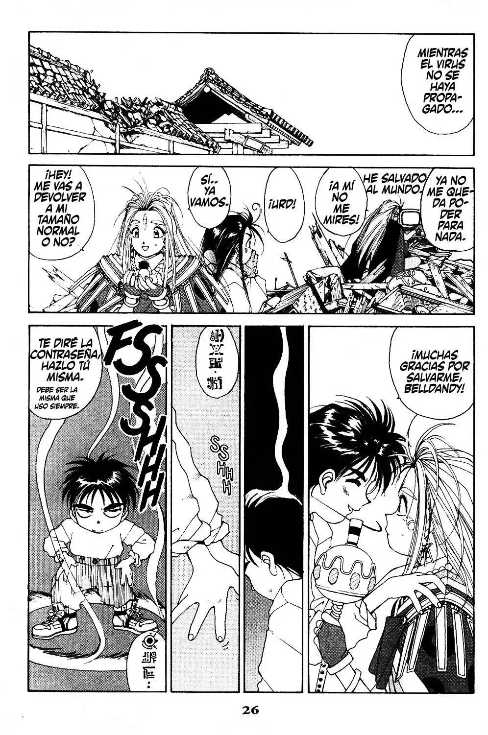 Aa! Megami-sama! capítulo 38, página 28