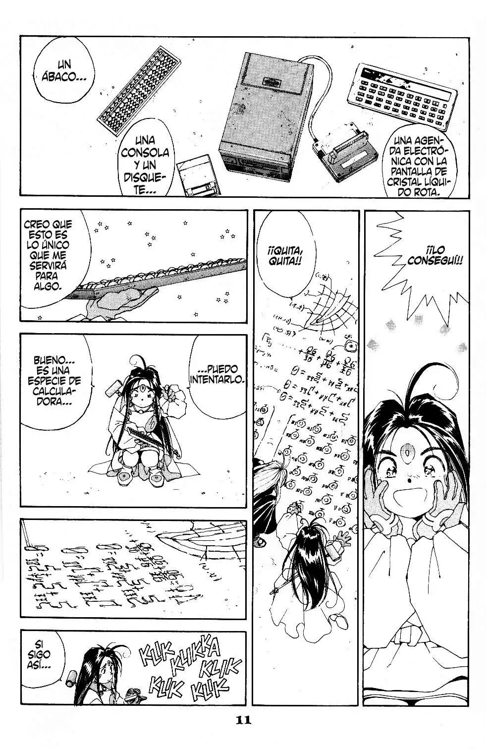Aa! Megami-sama! capítulo 39, página 13