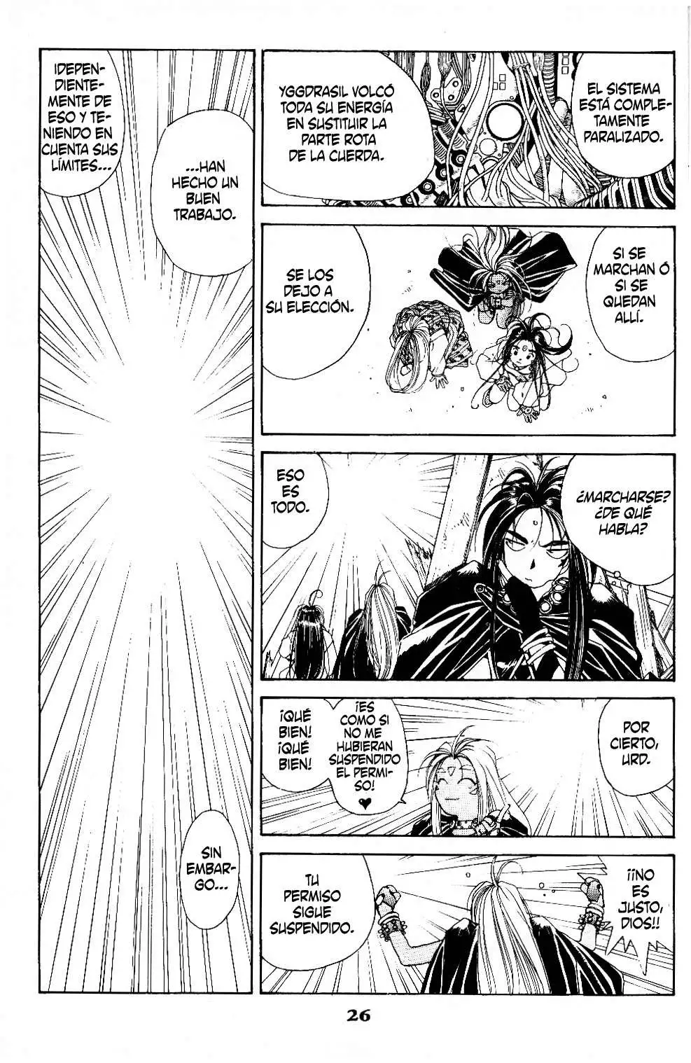 Aa! Megami-sama! capítulo 39, página 28