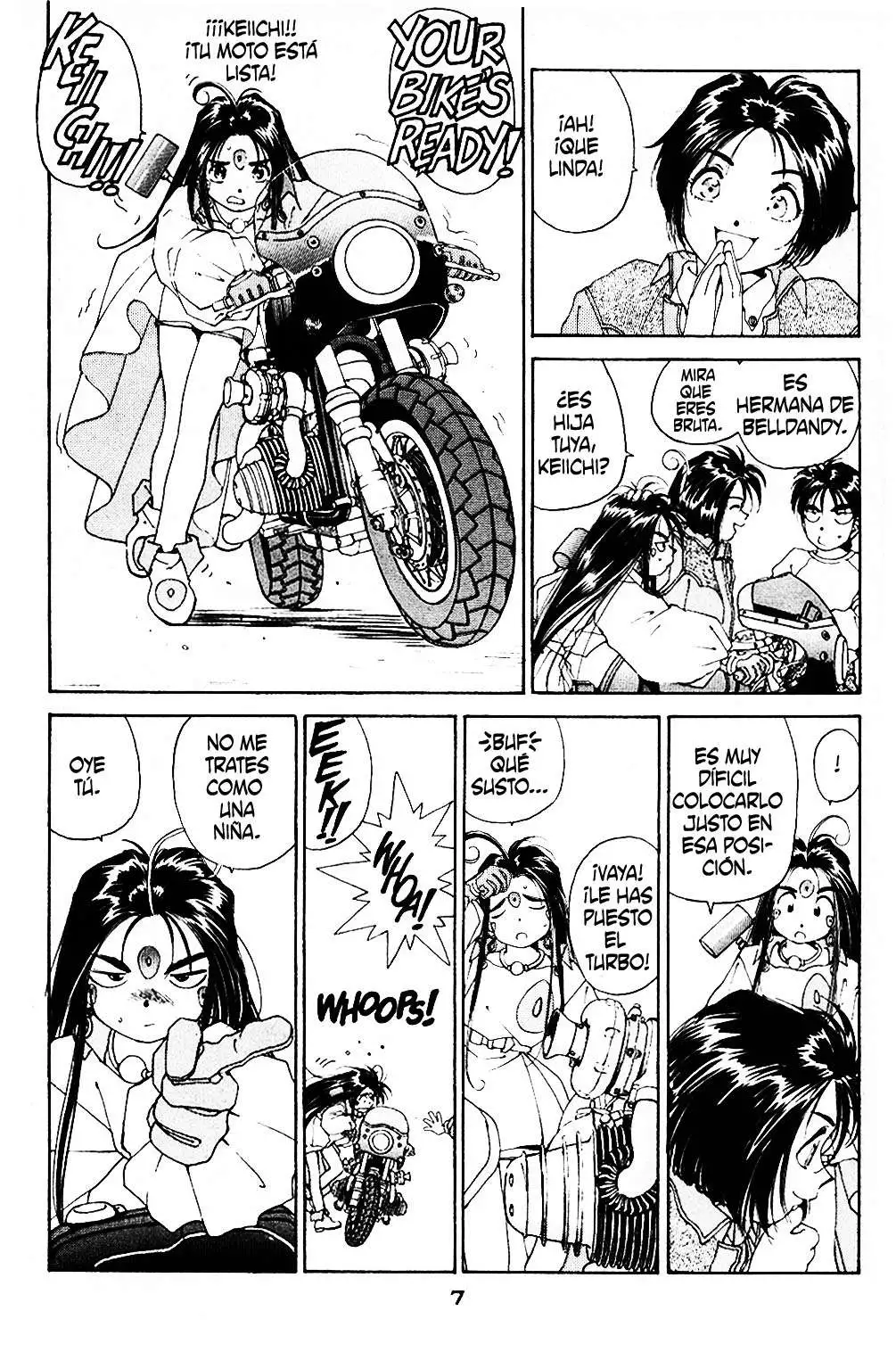 Aa! Megami-sama! capítulo 40, página 9