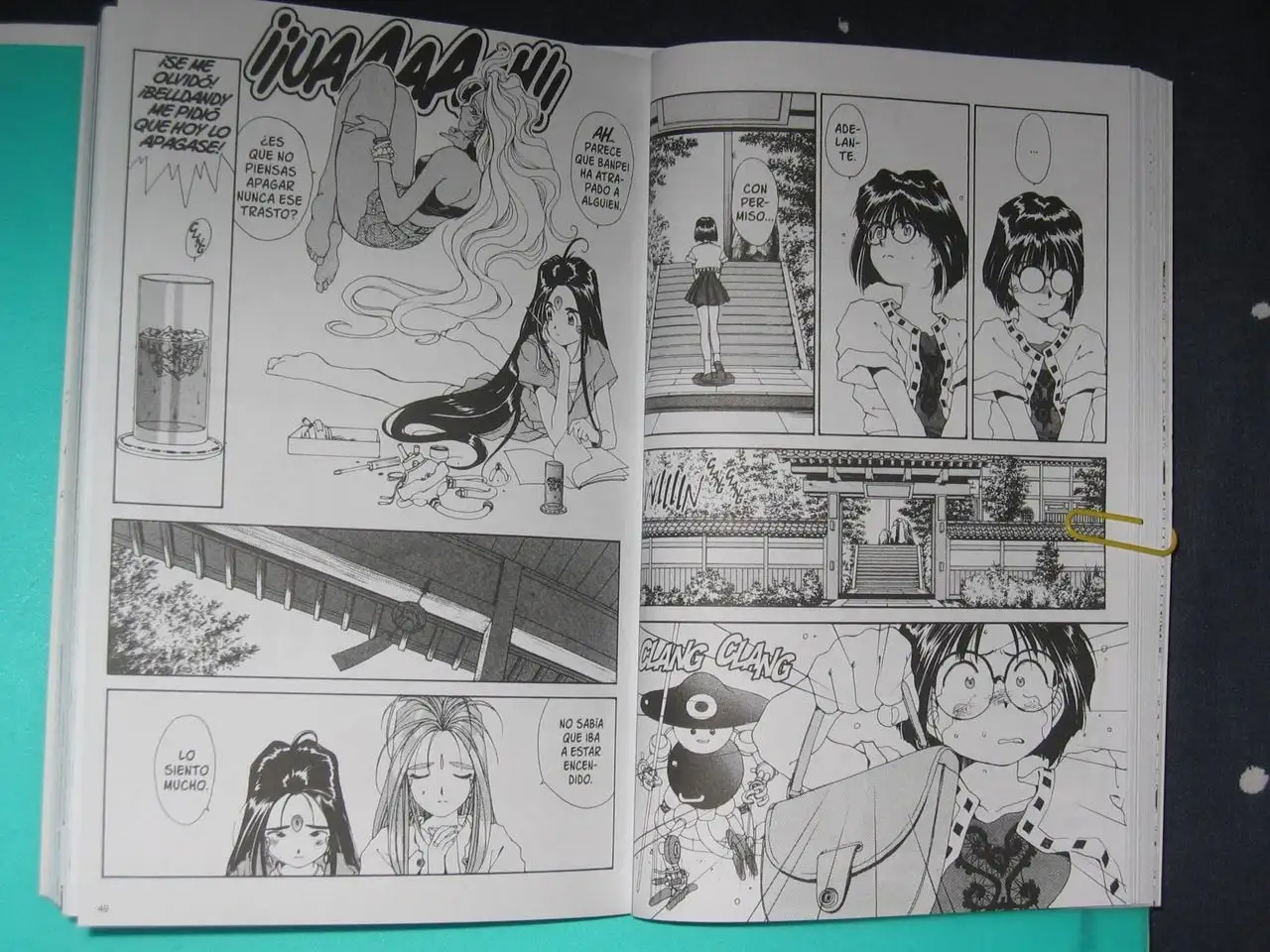 Aa! Megami-sama! capítulo 49, página 8