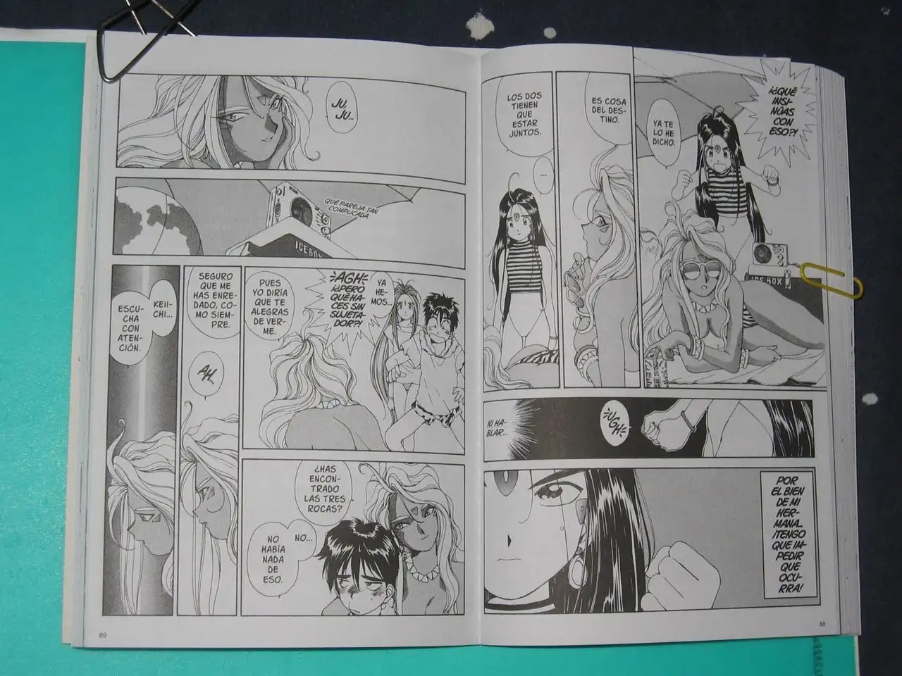 Aa! Megami-sama! capítulo 50, página 9