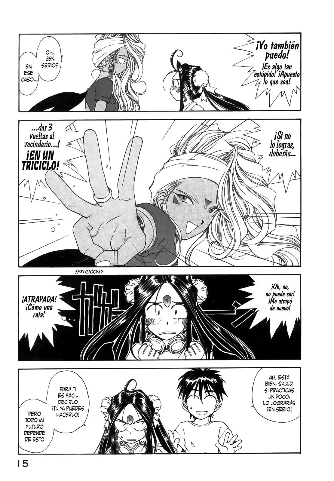 Aa! Megami-sama! capítulo 73, página 9