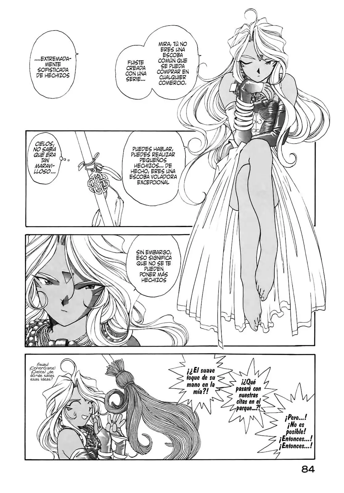 Aa! Megami-sama! capítulo 80, página 8