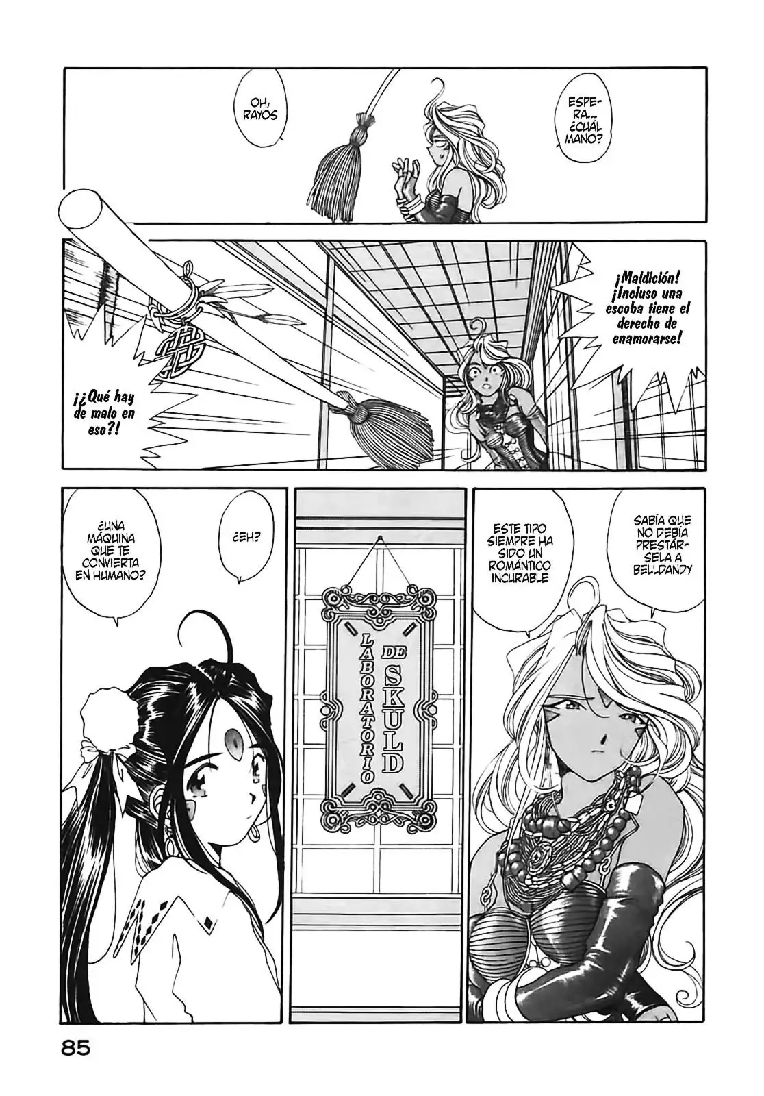 Aa! Megami-sama! capítulo 80, página 9