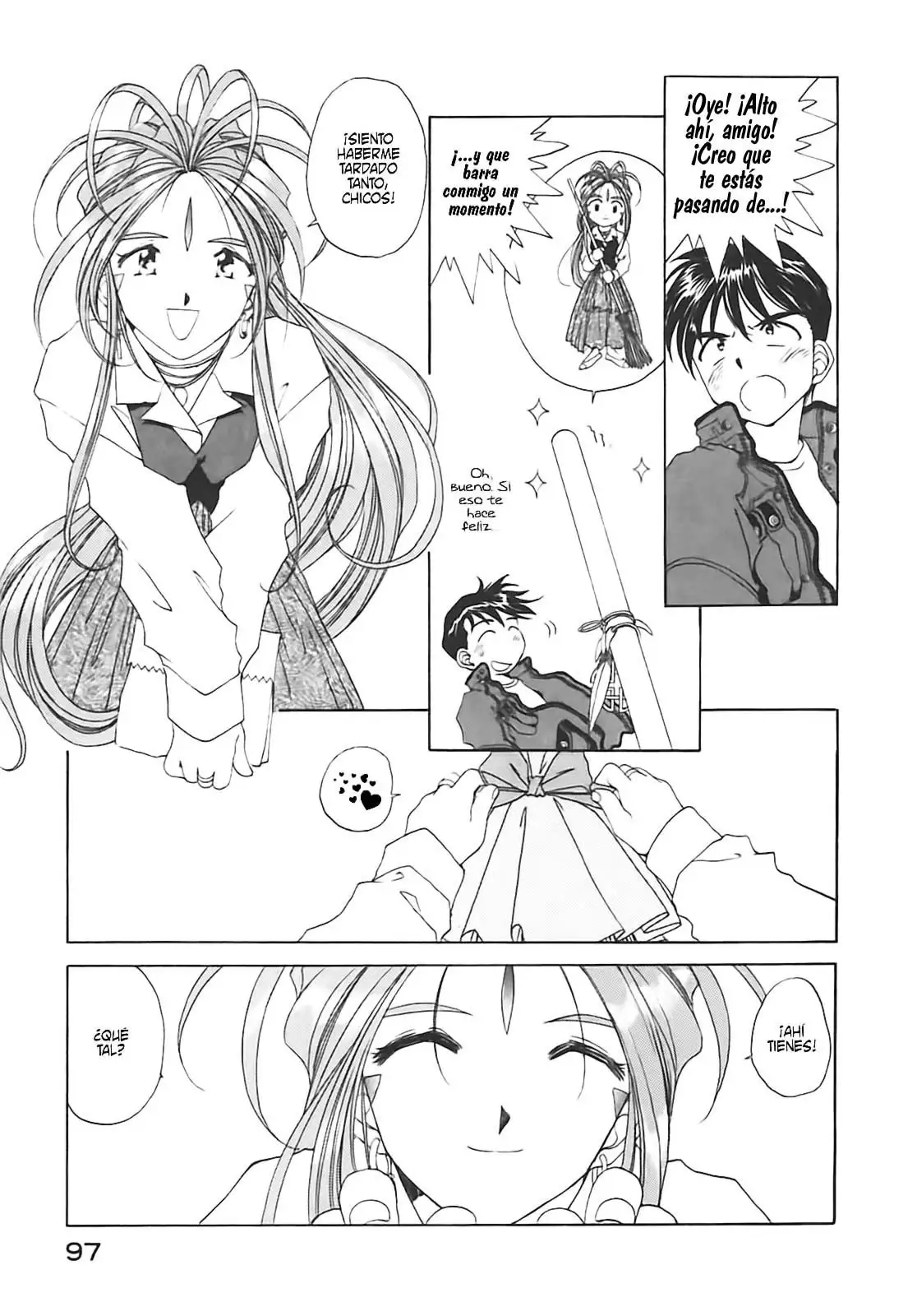Aa! Megami-sama! capítulo 80, página 21