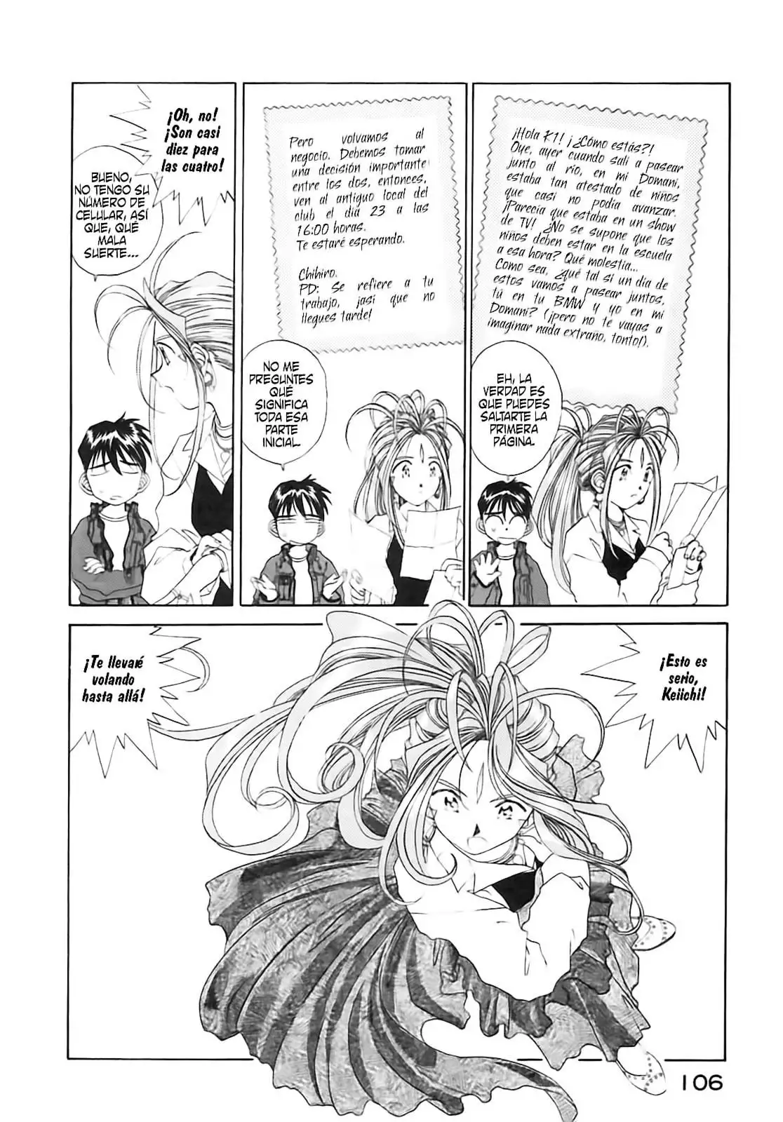 Aa! Megami-sama! capítulo 80, página 30