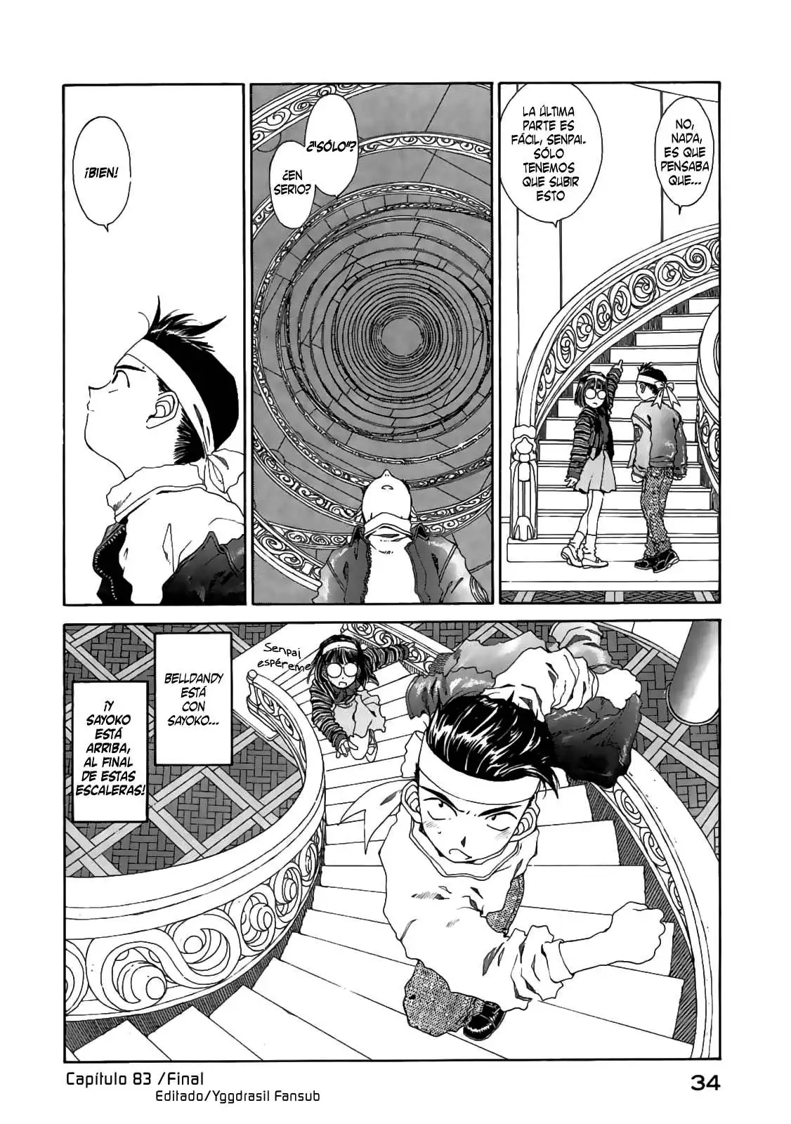 Aa! Megami-sama! capítulo 83, página 34