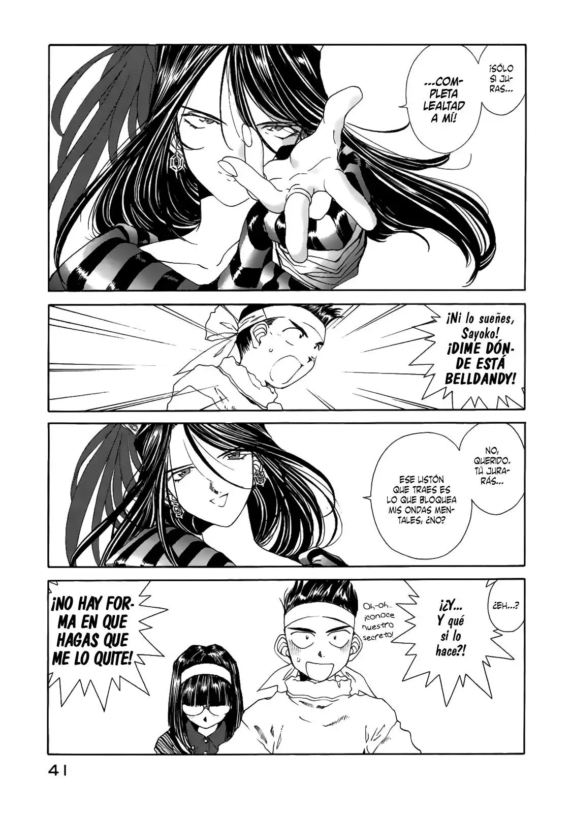 Aa! Megami-sama! capítulo 84, página 9