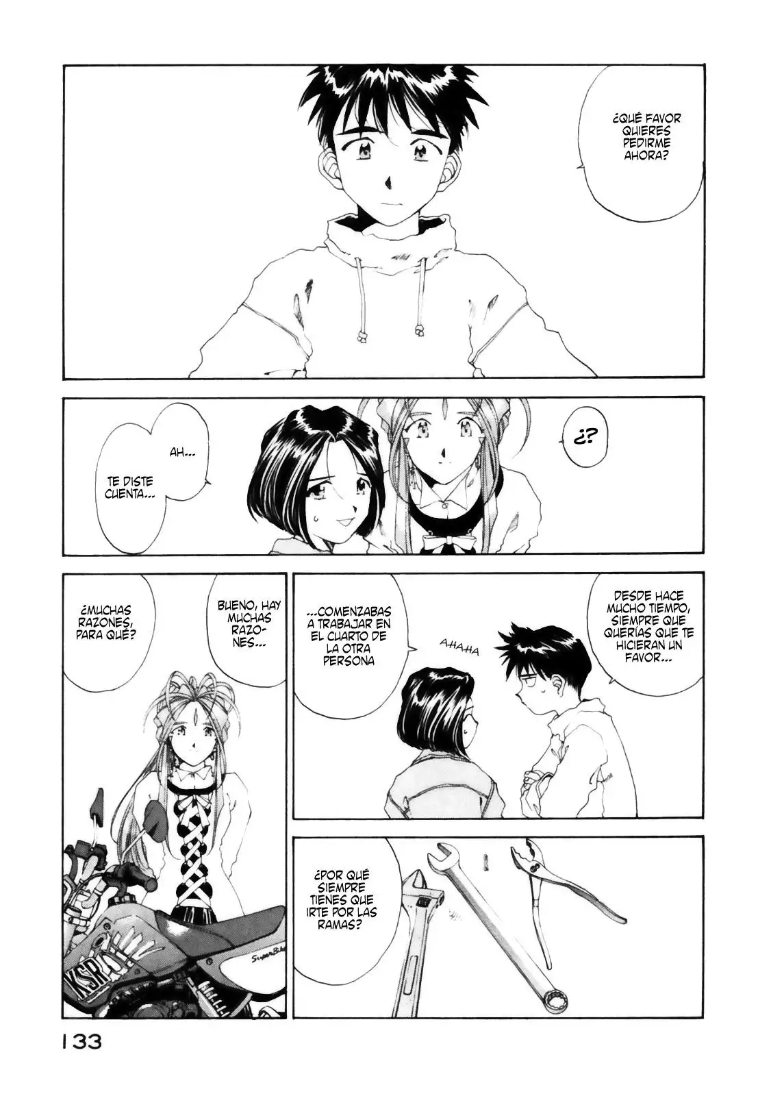Aa! Megami-sama! capítulo 87, página 15