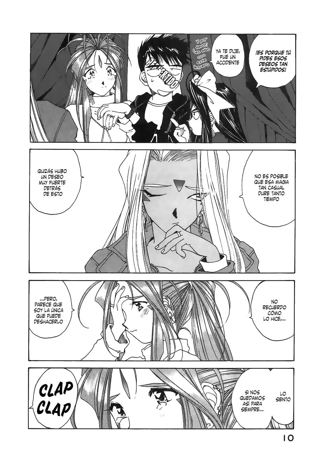 Aa! Megami-sama! capítulo 91, página 10