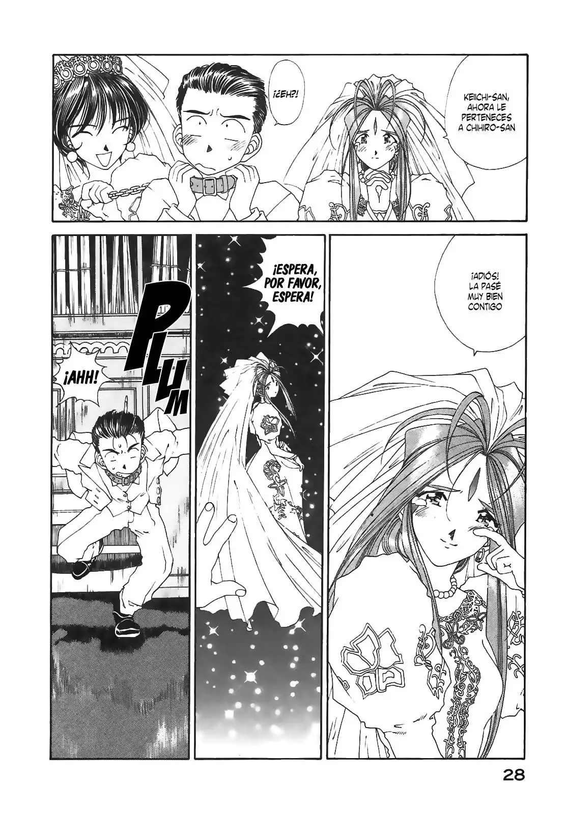 Aa! Megami-sama! capítulo 91, página 28