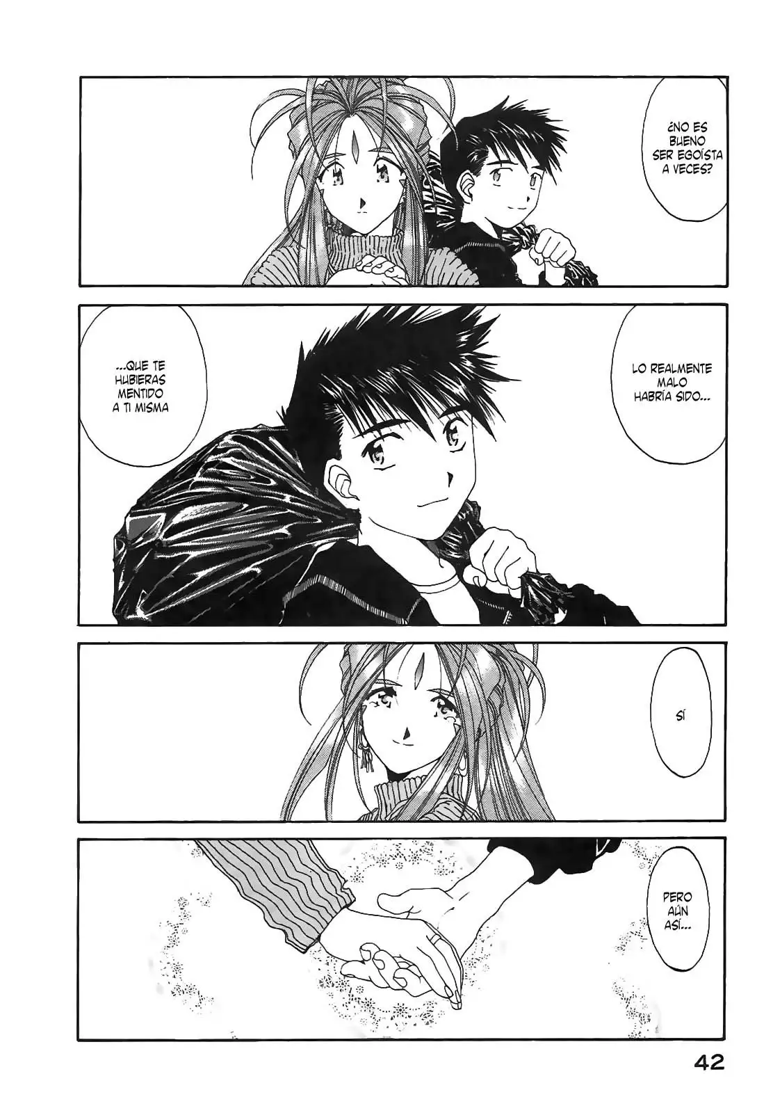 Aa! Megami-sama! capítulo 91, página 42