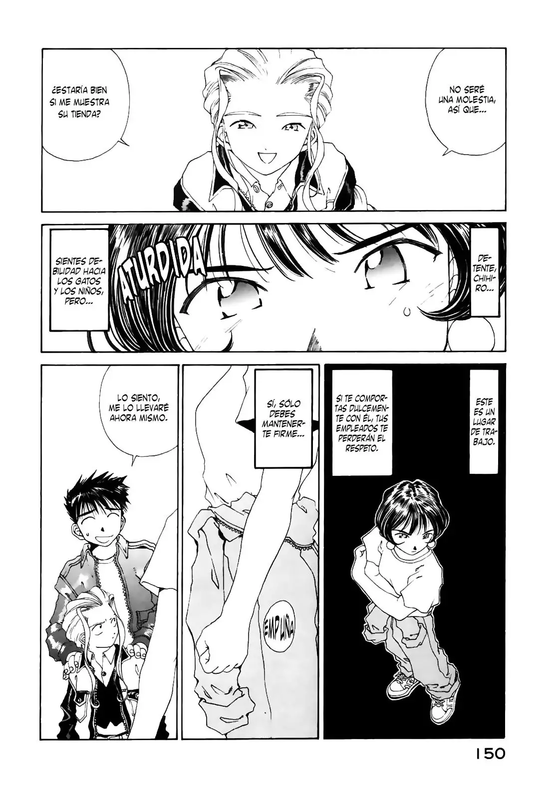 Aa! Megami-sama! capítulo 95, página 8