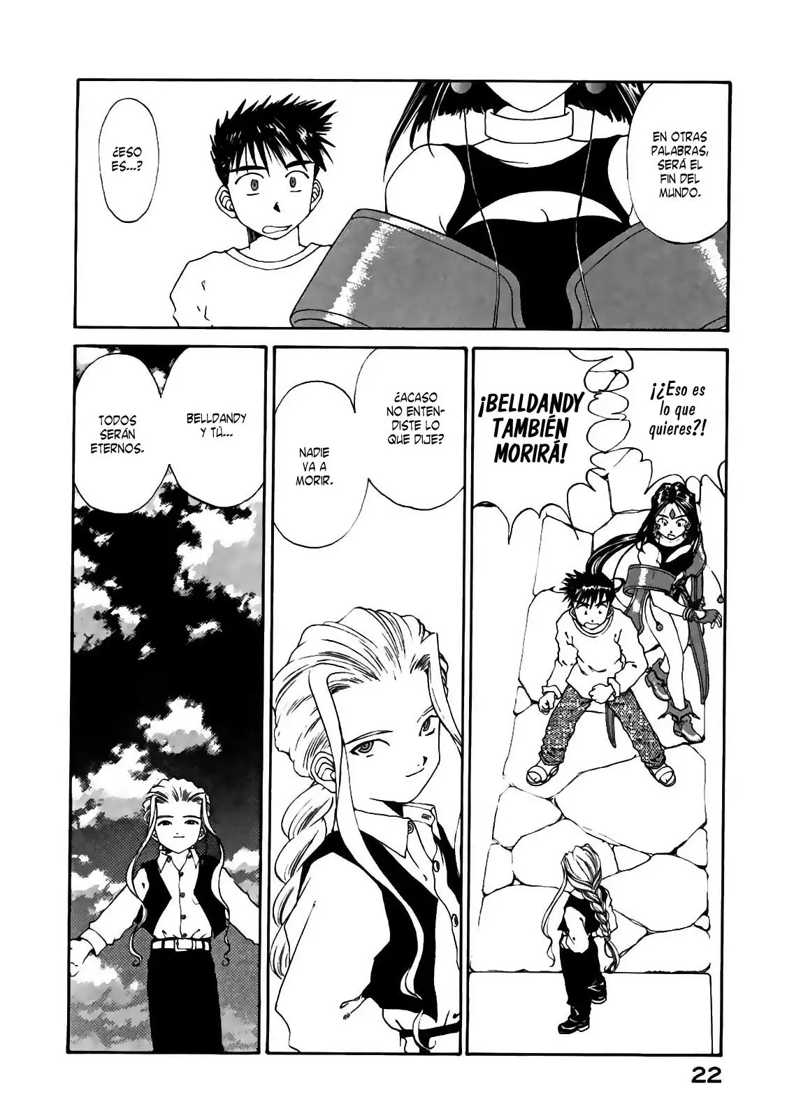 Aa! Megami-sama! capítulo 98, página 21