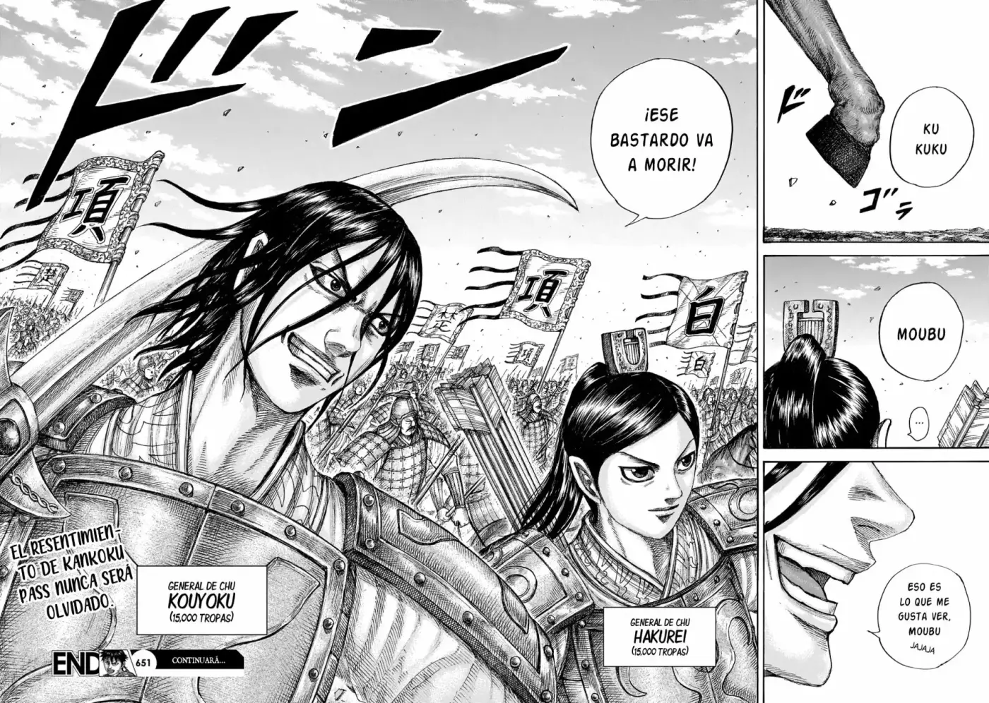 Kingdom capítulo 651, página 20