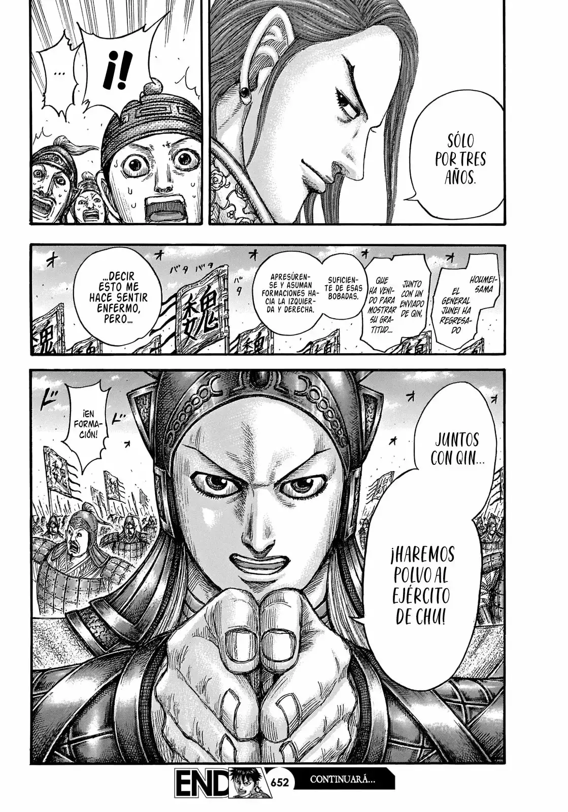 Kingdom capítulo 652, página 21