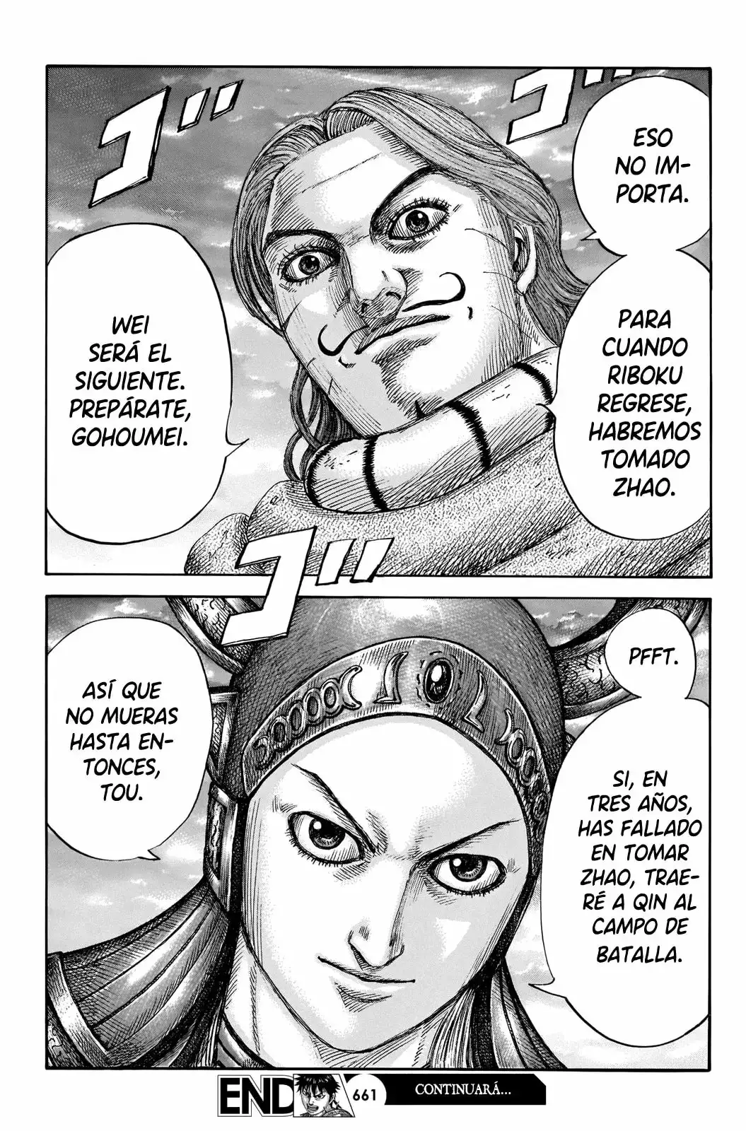 Kingdom capítulo 661, página 22