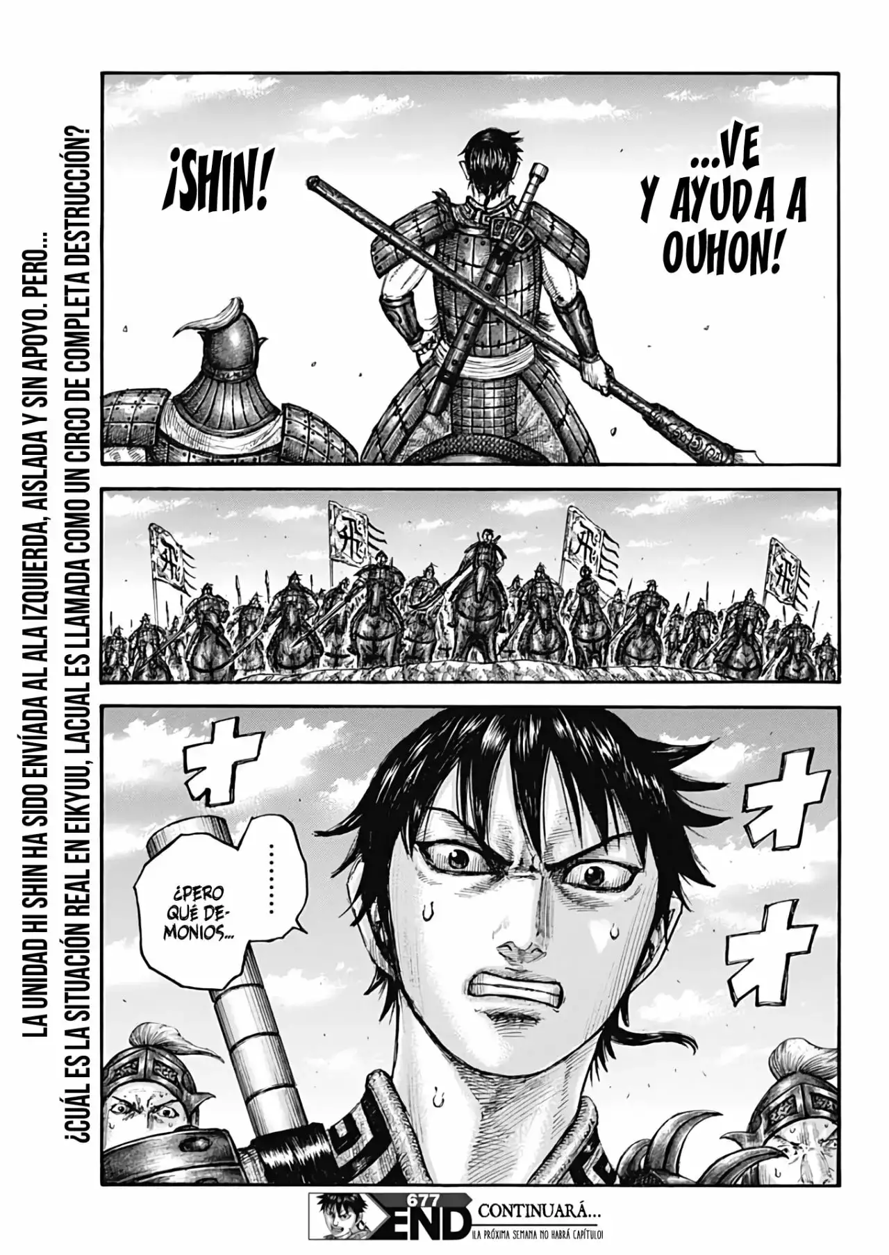 Kingdom capítulo 677, página 22