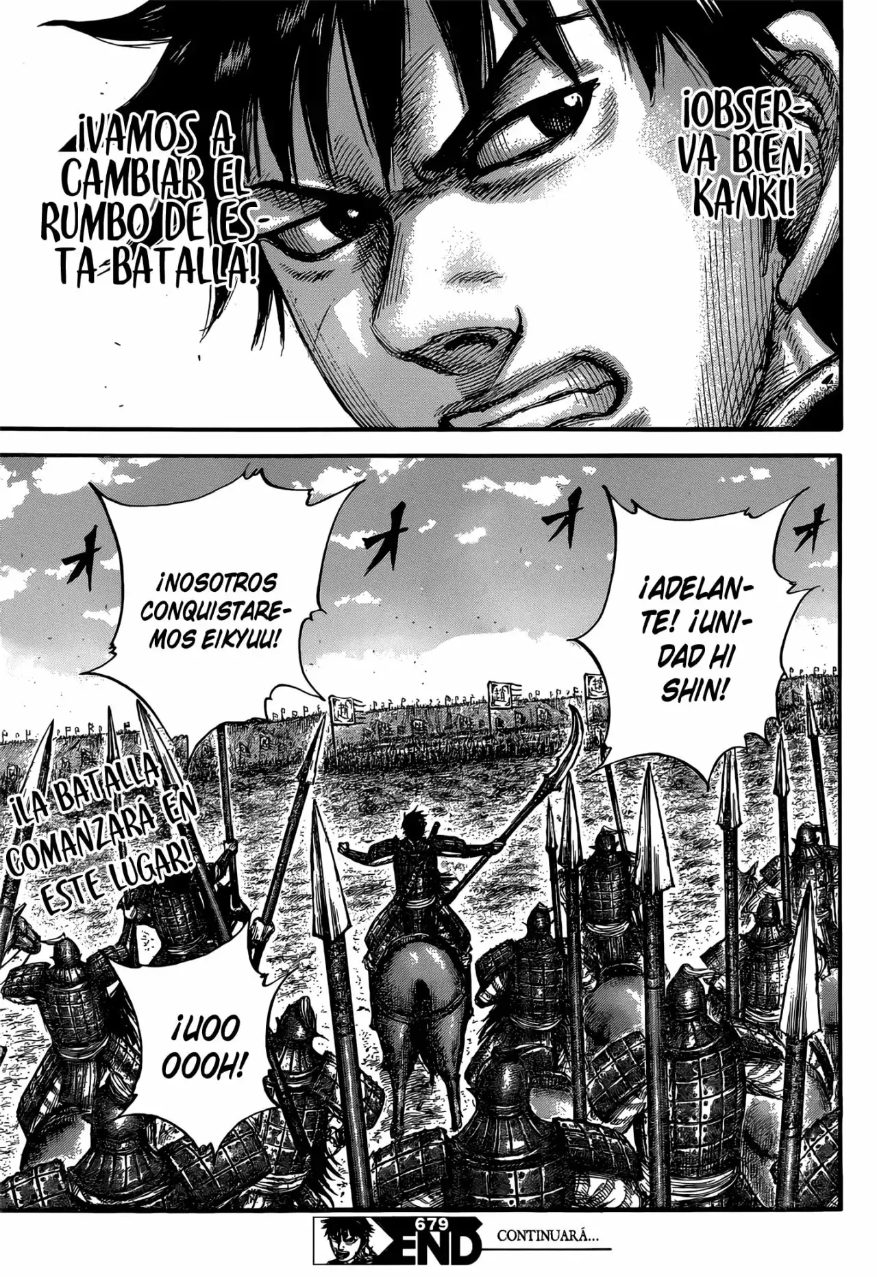 Kingdom capítulo 679, página 22