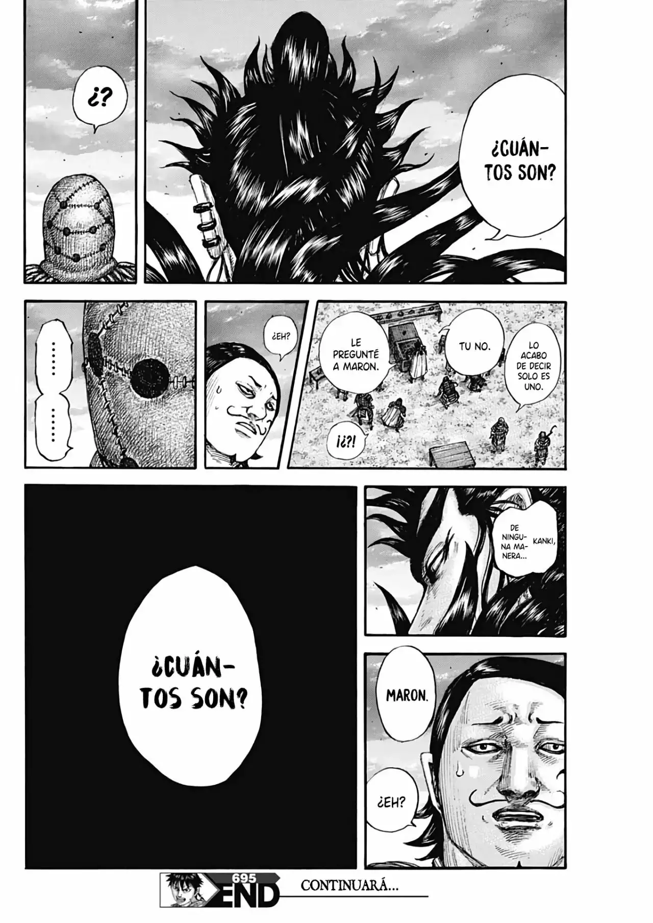 Kingdom capítulo 695, página 22