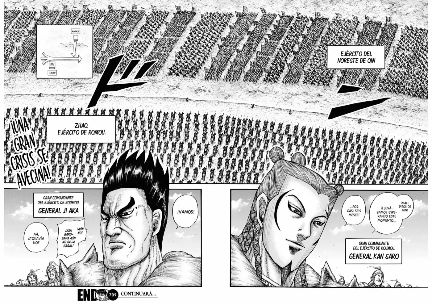 Kingdom capítulo 709, página 22