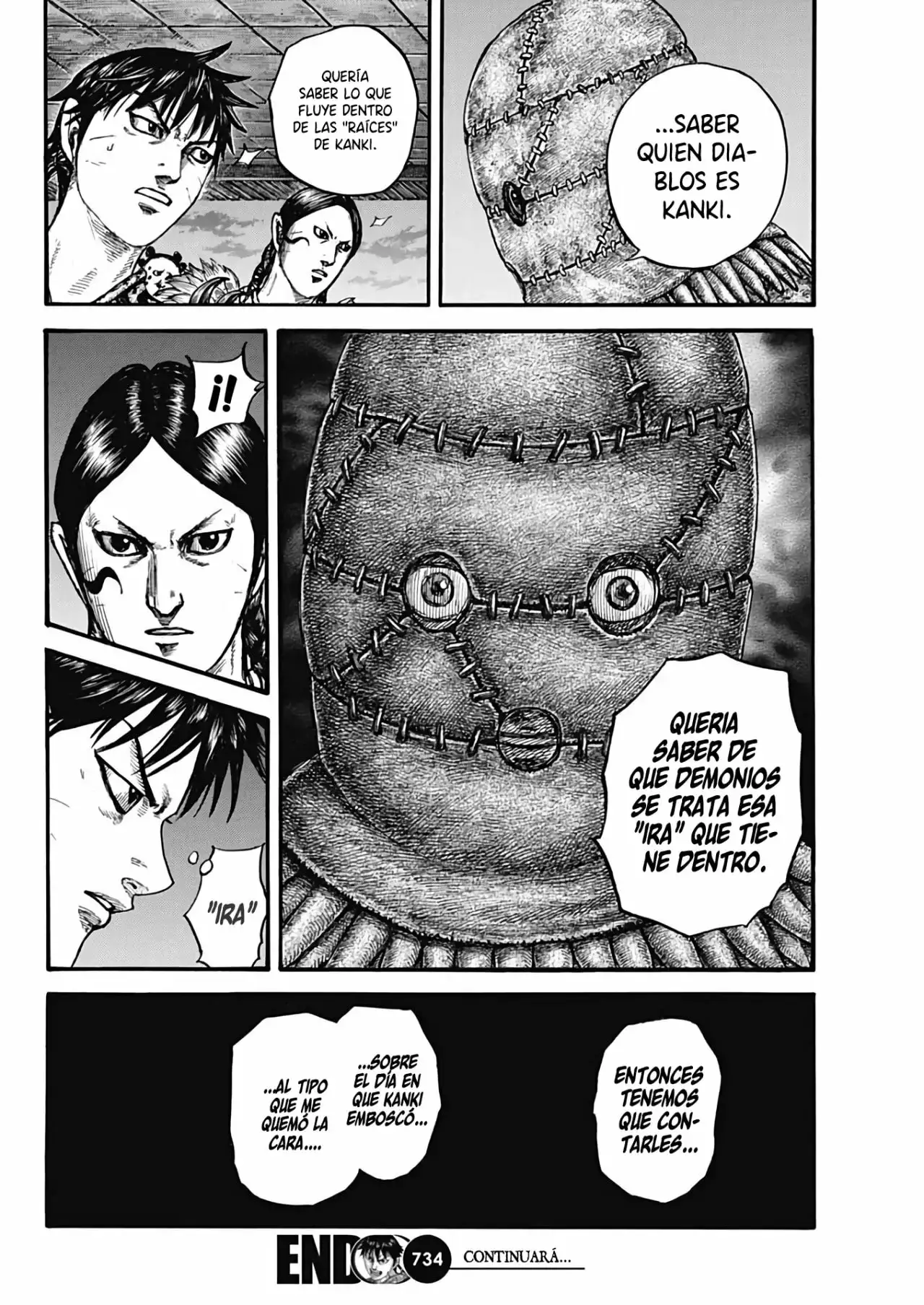 Kingdom capítulo 734, página 22