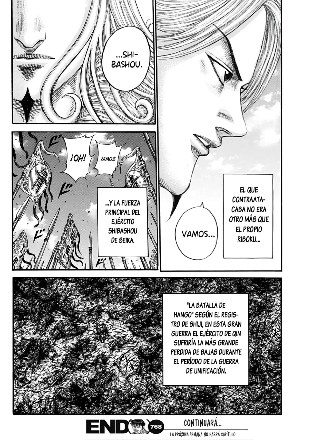 Kingdom capítulo 768, página 22