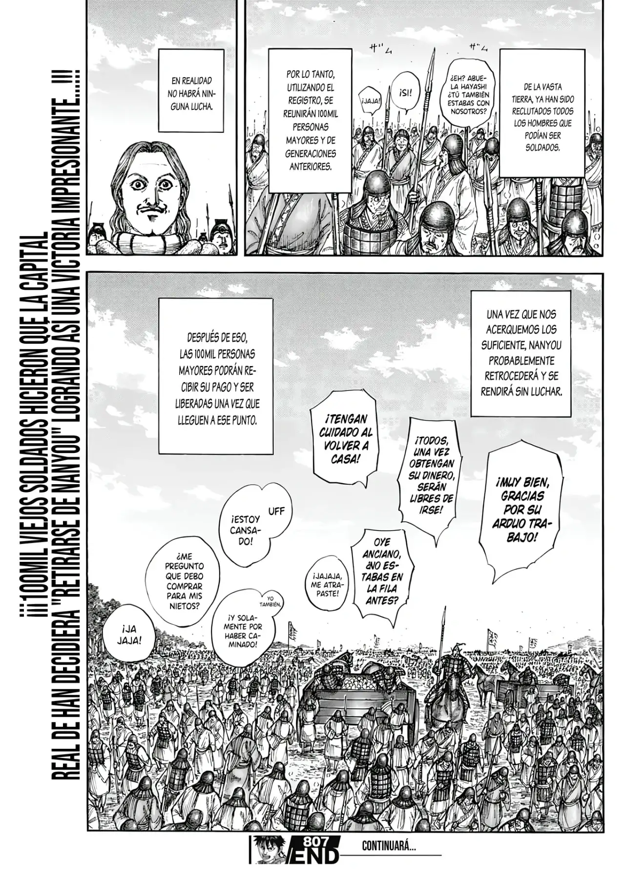 Kingdom capítulo 807, página 21
