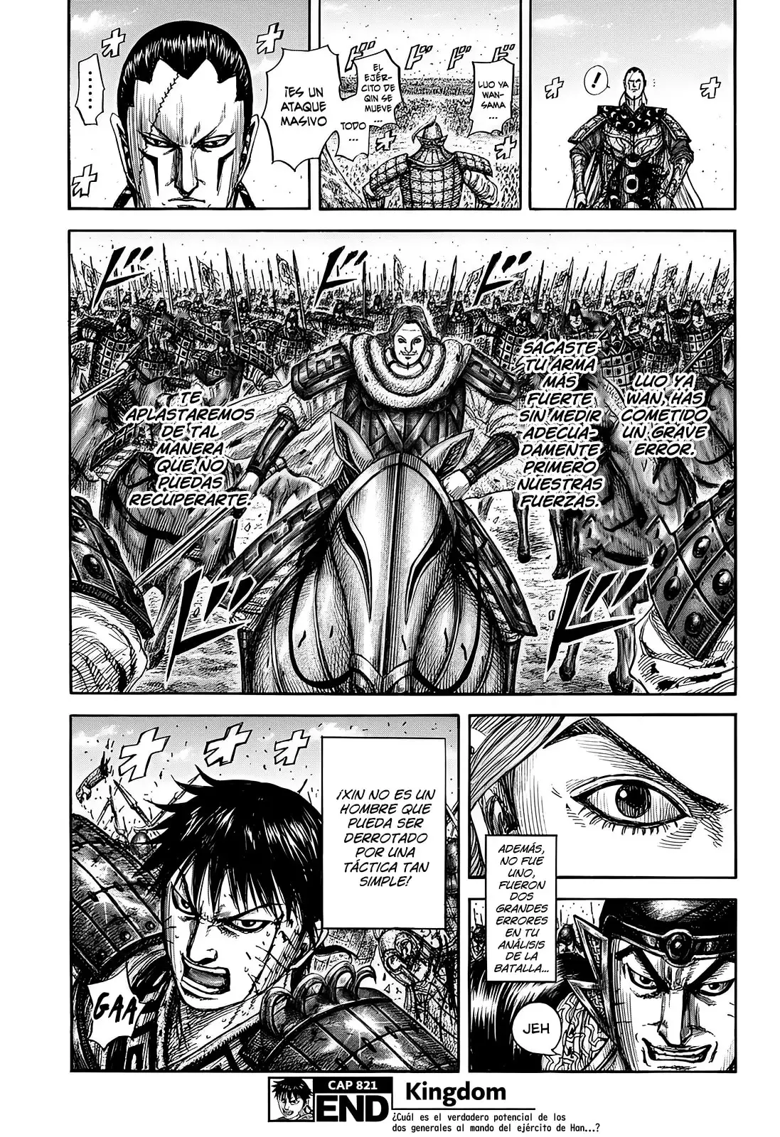 Kingdom capítulo 821, página 20