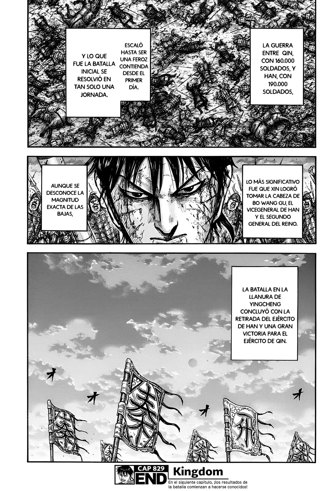 Kingdom capítulo 829, página 19