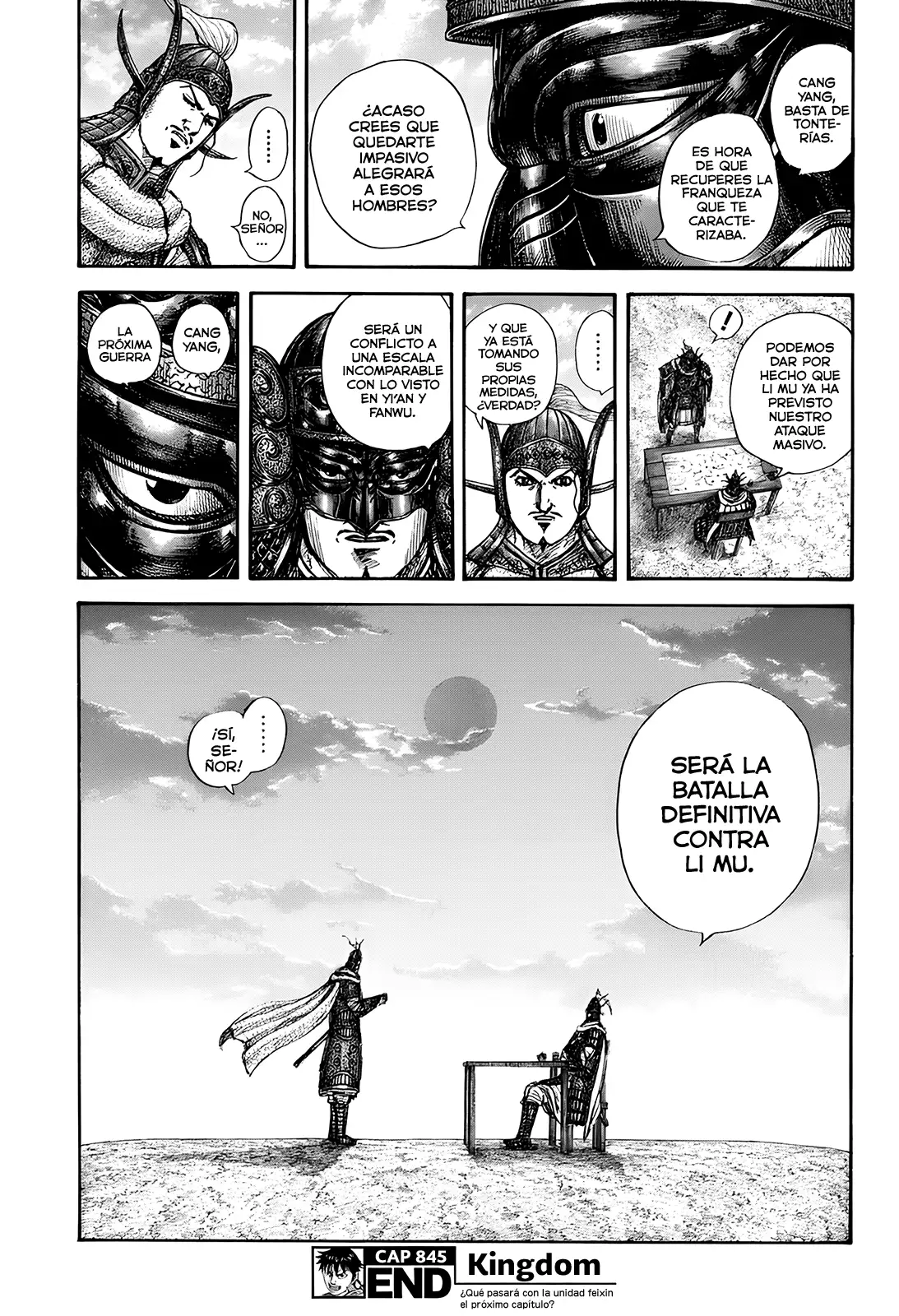 Kingdom capítulo 845, página 19