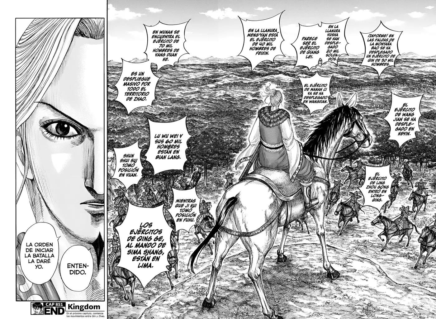 Kingdom capítulo 851, página 18