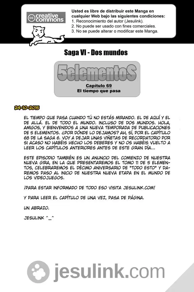 5 Elementos capítulo 69, página 1