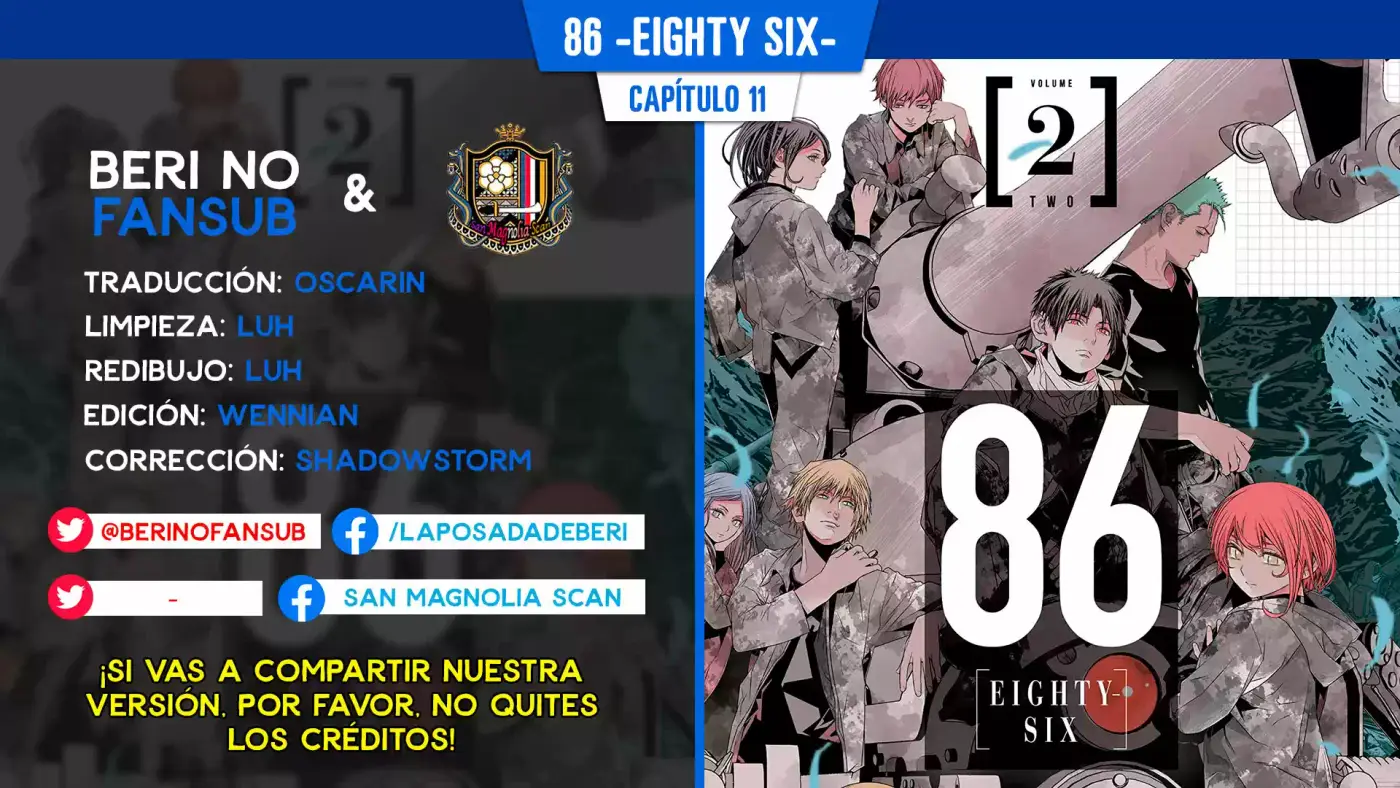 86 — Eighty Six — capítulo 11, página 1